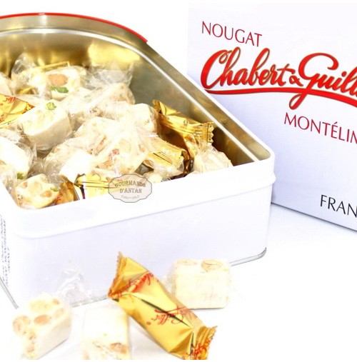 Nougat de noël NOUGAT CHABERT ET GUILLOT : la barquette de 225g à